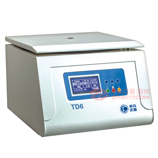 平凡  TD6 LED/LCD 台式低速自动平衡离心机 角转子